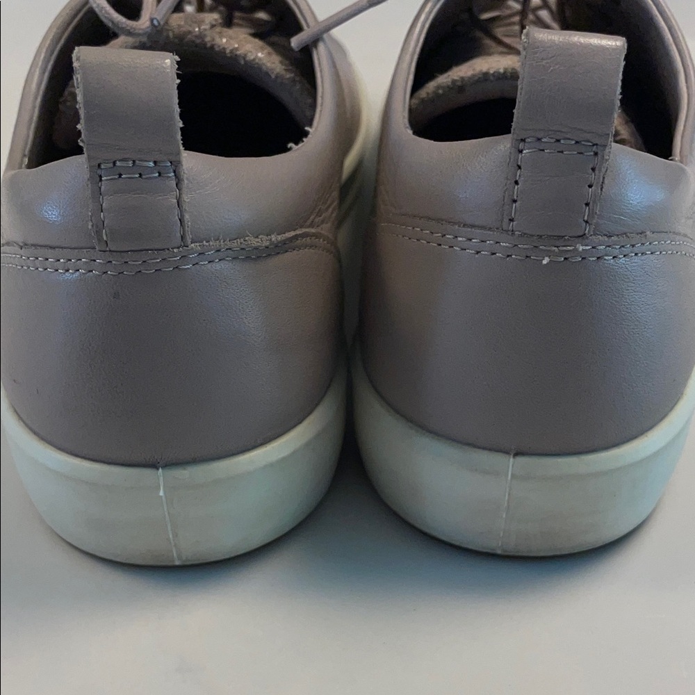 Women’s Ecco rose gray Casual Lace-Up Sneakers 10 preppy - Picture 3 of 7